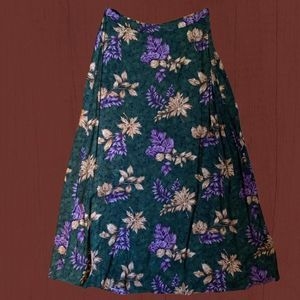 Floral midi/maxi skirt